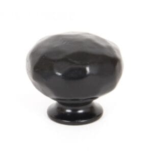 Black Hammered Knobs - Small