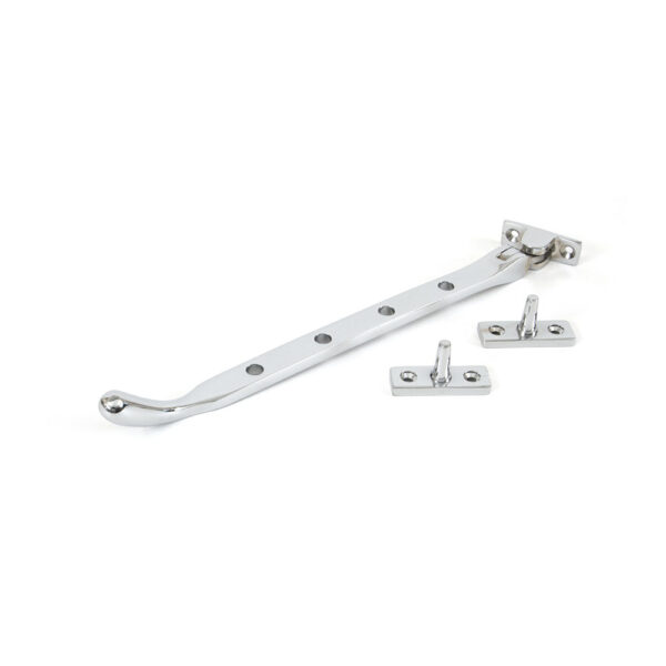 Anvil 10″ Cast Peardrop Stay, Polished Chrome