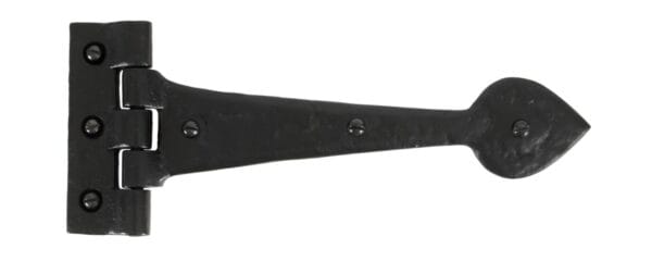 Anvil 10 1/2″ Cast T Hinge Antique Black, Pair