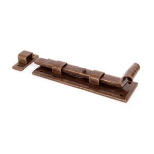 6'' Straight Door Bolt, Bronze