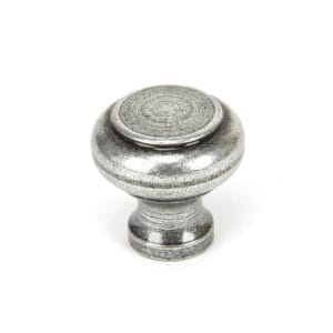 Regency cupboard knob 30mm pewter