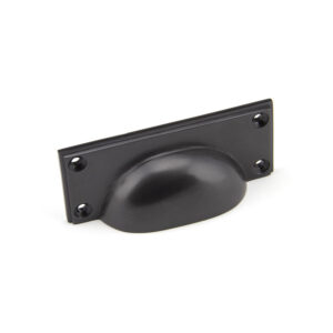 Aged Bronze Art Deco Drawer Pull