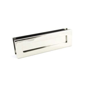 Anvil 315mm x 92mm Traditional Letterbox, Polished Nickel