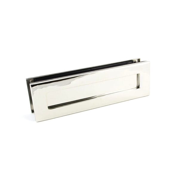 Anvil 315mm x 92mm Traditional Letterbox, Polished Nickel