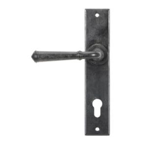 Anvil Regency Lever Espag Lock Set Handle, Beeswax