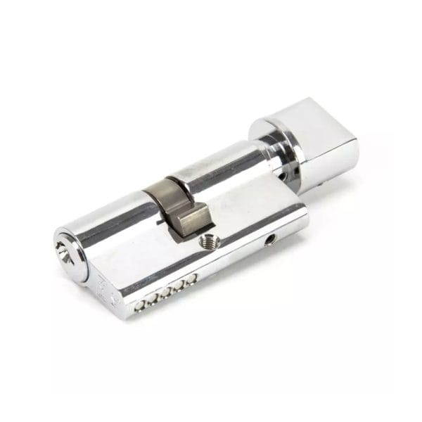 Polished Chrome Euro Cylinder/Thumbturn
