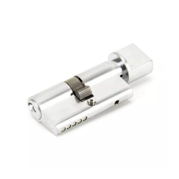 Satin Chrome Euro Cylinder/Thumbturns