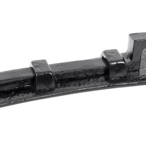 6” Black Antique cranked door bolt