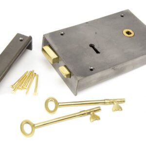 Rim Lock Large Right Hand Iron