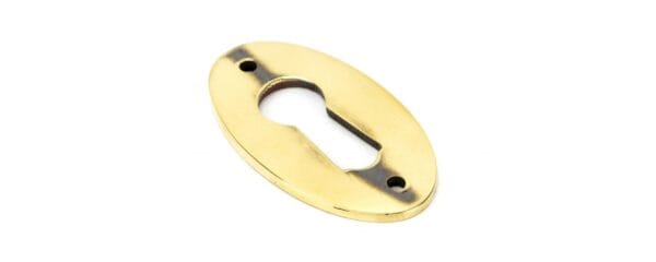 Anvil 83818 Period Oval Escutcheon Aged Brass