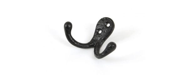 Double Robe Hook. Black