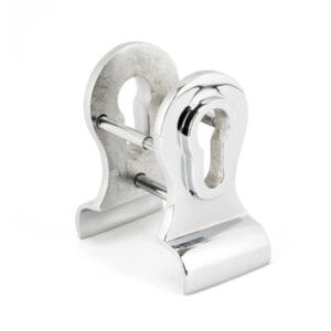 Anvil Period Euro Door Pull Back to Back, Polished Chrome