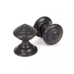 Aged Bronze Elmore Concealed Mortice Knob Set