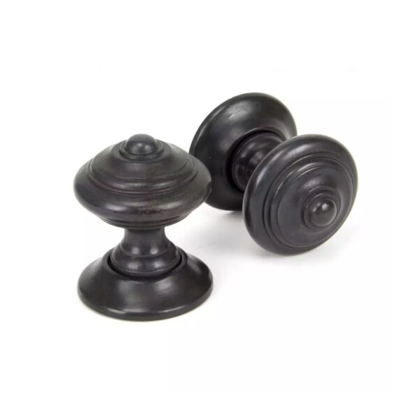 Aged Bronze Elmore Concealed Mortice Knob Set