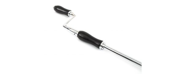 1500mm Chrome winder pole & rosewood handle