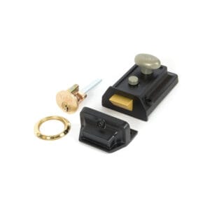 Black Traditional Night Latch