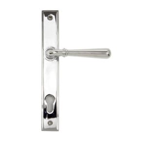 Newbury slimline sprung espag handle polished chrome