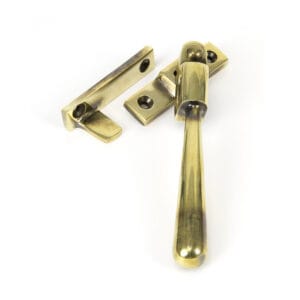 Aged Brass Night-Vent Locking Newbury Fastener