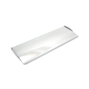 Satin Chrome Large Letter Plate Cover