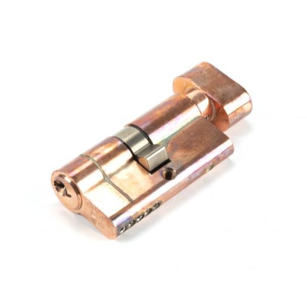 Polished Bronze 5pin Euro Cylinder/Thumbturn Keyed Alike