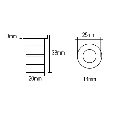 Floor Bolt Sockets Dust Excluding Type