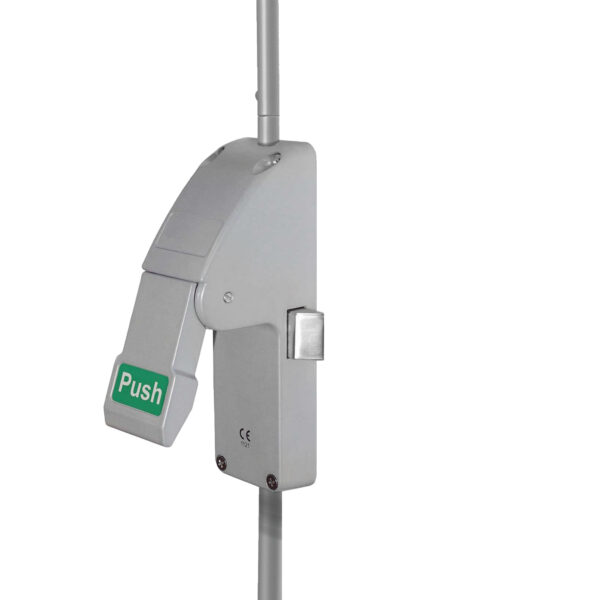 Emergency Exit Panic Bolt Single Push Pad Silver