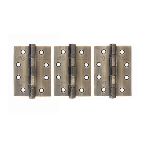 Atlantic Ball Bearing Hinges Grade 13 Fire Rated 15mm x 4mm x 2.1m set of 3 – Antique Brass