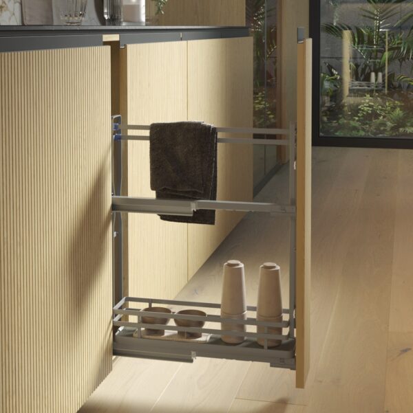 Select 150mm Towel Rail Pull-Out, Anthracite