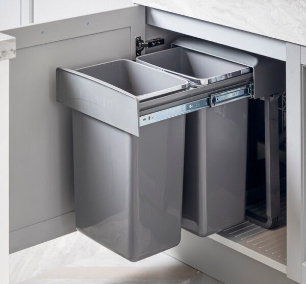 Essence Pull Out Waste Bin for Hinged Doors