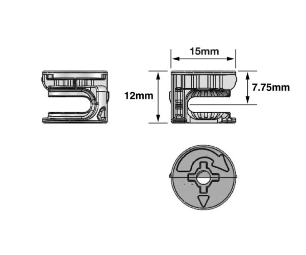 ConX Cam To Suit Shelf Thickness 15/16mm
