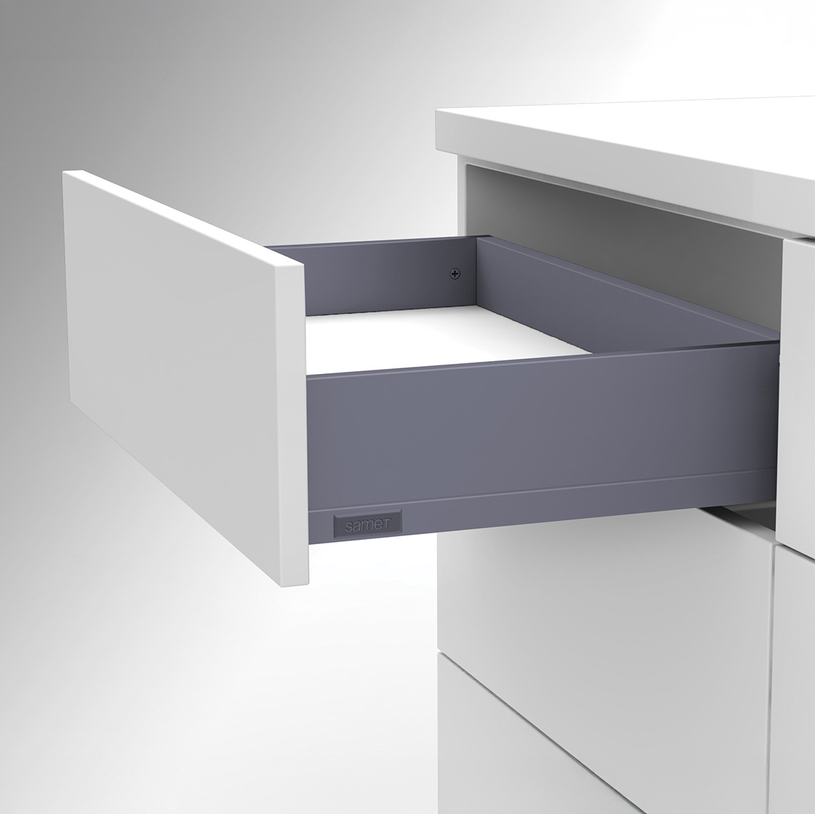 PURE Flowbox Drawer, Soft-Close, Anthracite (138mm Height)