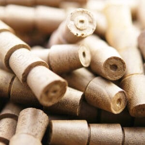 1/2" Cross grain pellets, Idigbo, 100pk