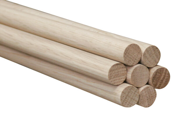 Plain Oak Dowels 36″ Lengths