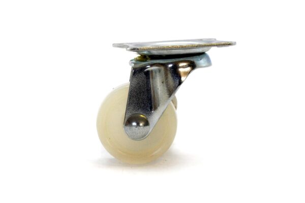 Castor Nylon Wheel Swivel Plate Unbraked