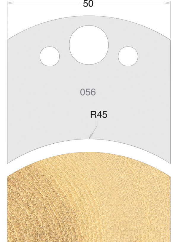 Euro Profile Cutters/Limiters HSS 50mm Pair No. 056