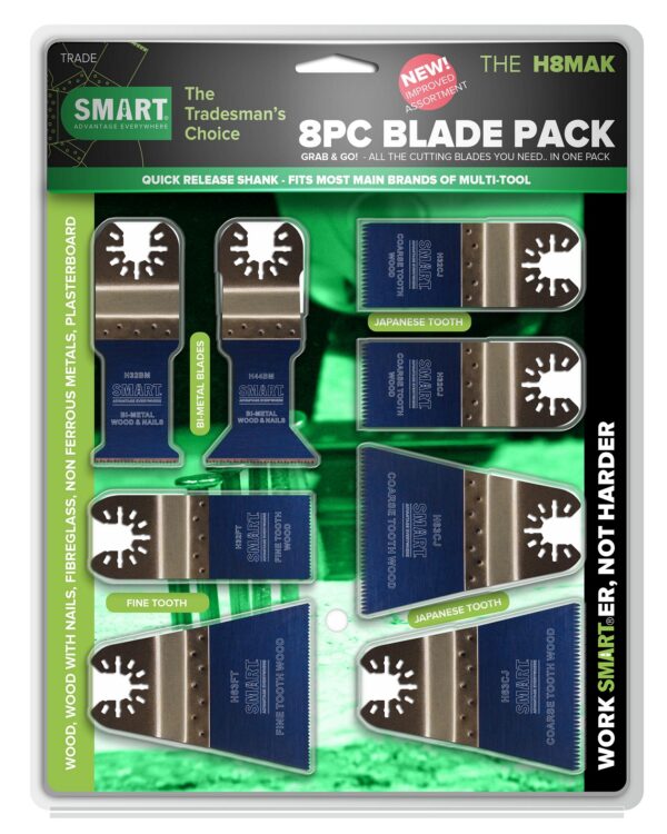 Smart Green Series 8 Piece Blade Kit