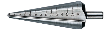 HSS Cone cut taper drill, 16-30.5 dia. 9mm shank