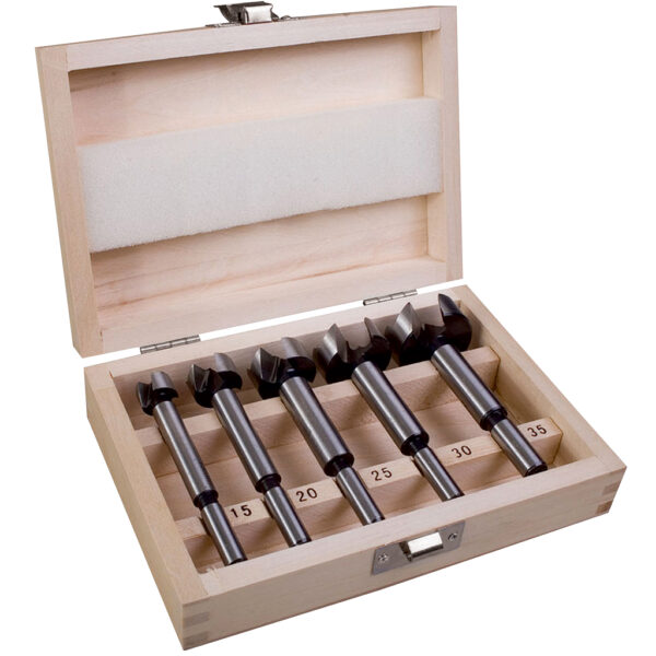 Forstner Bit Set Sawtooth Pattern 5pc