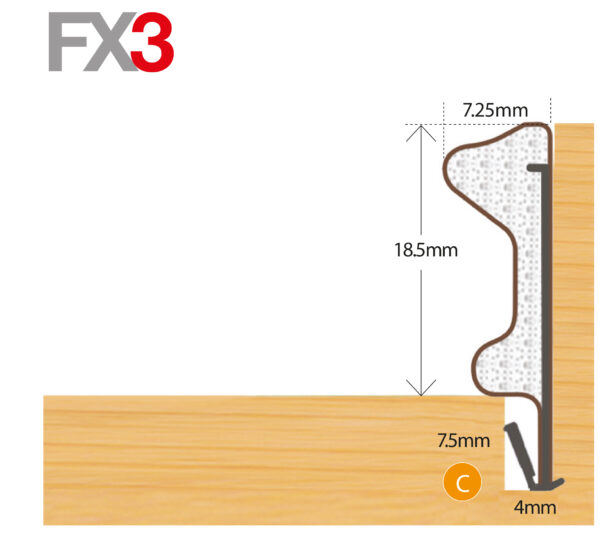 Stormseal FX3 Joinery Seals 100m Roll