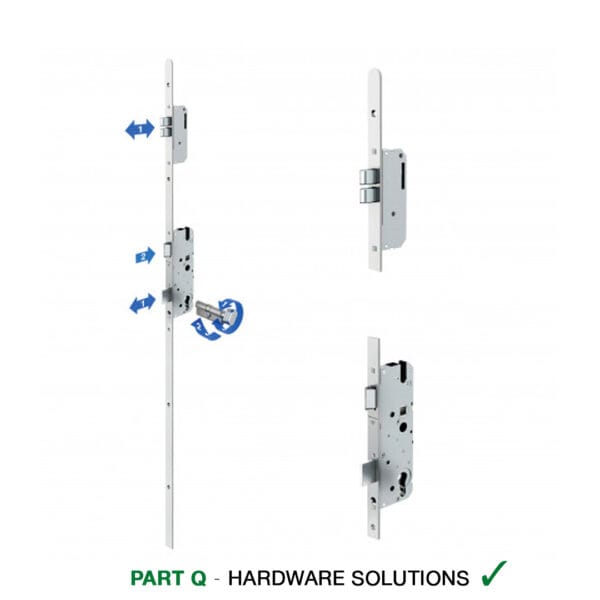 Reliance D51 Heritage Style Twin Deadbolt Multipoint Locks