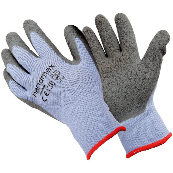 Thermal Grip Gloves Grey Lined