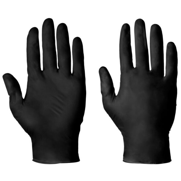 Nitrile Gloves Disposable Black 100packs