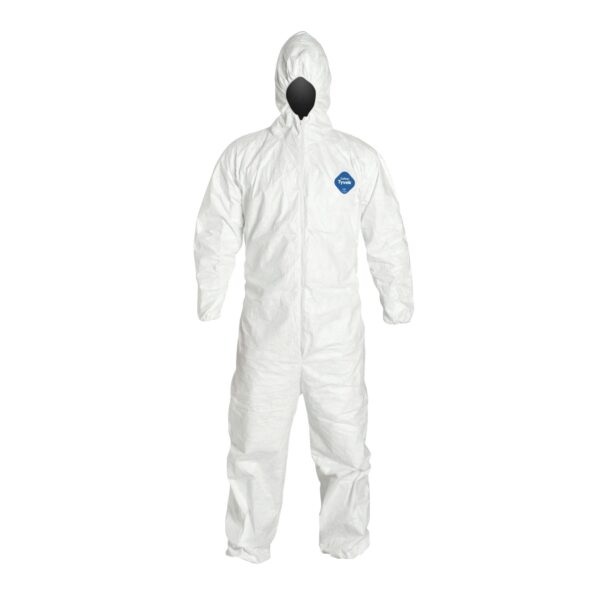 Coveralls Tyveck Pro-Tech Hooded Disposable