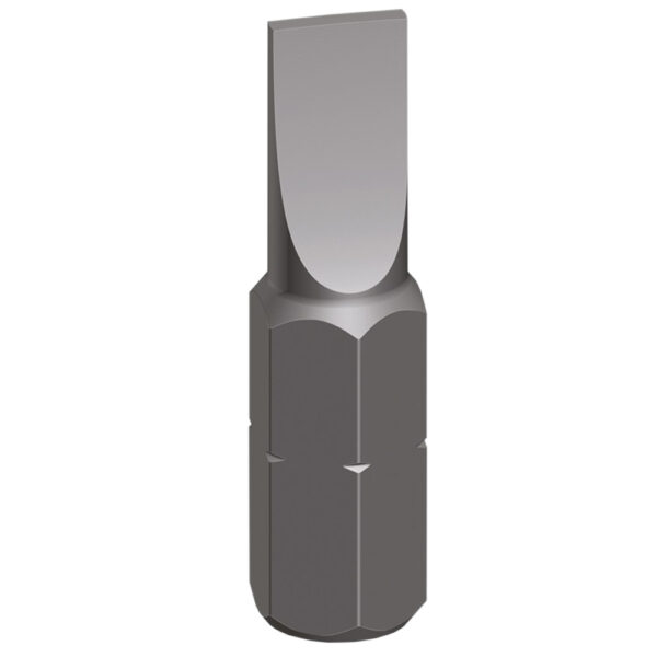 Slotted Screwdriver 25mm Bits Grey