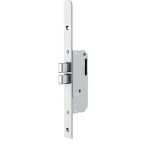 Reliance D11 Nightlatch Twin Deadbolt Multipoint Lock, LH, 55mm Backset, 20mm Radius End Faceplate, 60 Variant