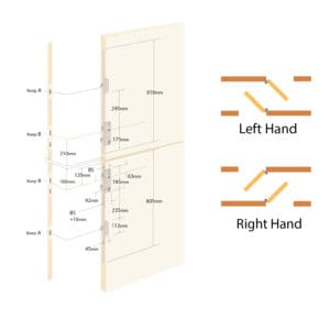 Reliance D60 Stable Door Multipoint Locks