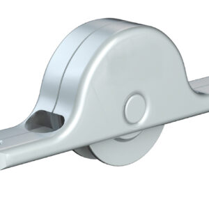 Series Mini Delrin Wheel Bottom Guide Roller 24mm Diameter 35kg Capacity