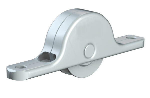 Series Mini Delrin Wheel Bottom Guide Roller 18mm Diameter 25kg Capacity