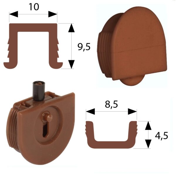 Series Mini Top Track Guide Roller