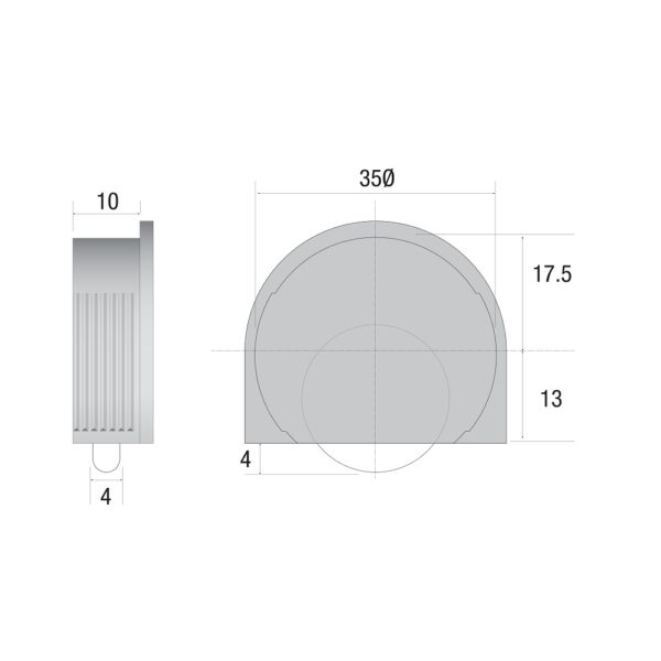Series Mini Bottom Guide Roller 25kg Capacity